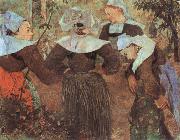 Paul Gauguin The Four Breton girl oil on canvas